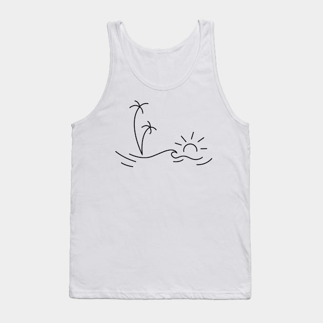 Beach Tank Top by timohouse